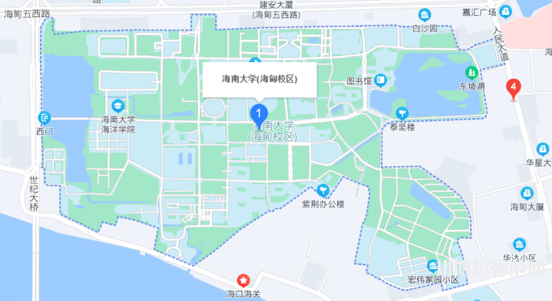 海南大學師范學院海甸校區(qū)2023年地址在哪里